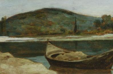 Bari, alla pinacoteca Giaquinto rubato il dipinto «L'Arno a Rovezzano» di Silvestro Lega