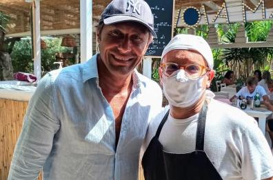 Antonio Conte in vacanza a Capitolo: la foto con i fan