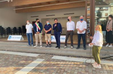 Lecce calcio, saluti istituzionali durante il ritiro a Folgaria: le foto