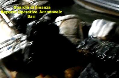 Gommone carico di droga sequestrato dalla Finanza
