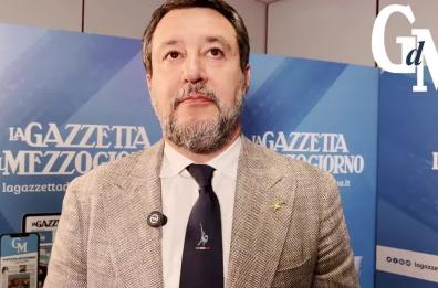 Regionali in Puglia, Matteo Salvini in visita alla Gazzetta del Mezzogiorno: «Il centrodestra se la può giocare» VIDEO