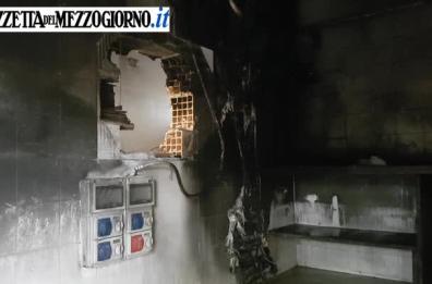 Bari, incendio in box-macelleria
del mercato coperto di Japigia