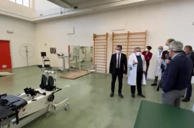 Ospedale di Pescopagano, inaugurati i reparti di riabilitazione e lungodegenza