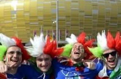 Gb: a Bedford super tifo per azzurri