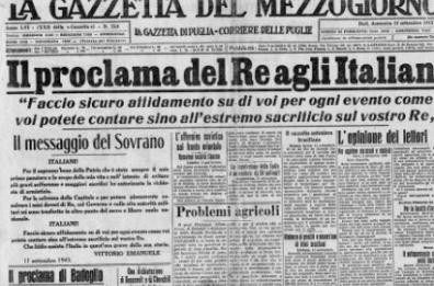 Capitale per un giorno nel 1943 con la presenza del Re e di Badoglio