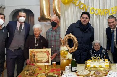 Buon compleanno «in rosa» per due centenarie