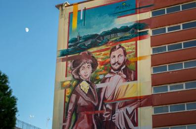 Barletta, il murales sul De Nittis tra i 100 più belli al mondo