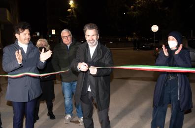 Lecce, riapre via Silvio Pellico: l'inaugurazione con il sindaco Salvemini