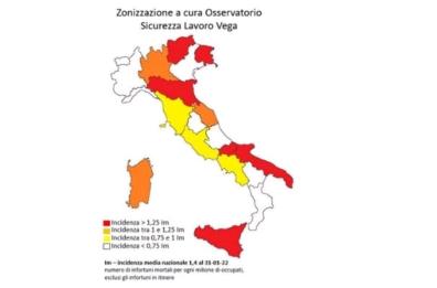 Morti sul lavoro, la Puglia è  «zona rossa»