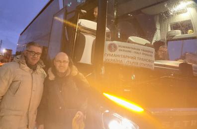 Partito da Troia bus al confine con l'Ucraina: porterà profughi in Italia