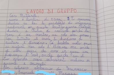 Matera, la guerra secondo i bambini: "Se la pace tu vorrai di sicuro vincerai”