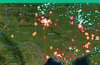 La guerra in Ucraina in diretta: ecco il sito che svela la mappa dell'orrore