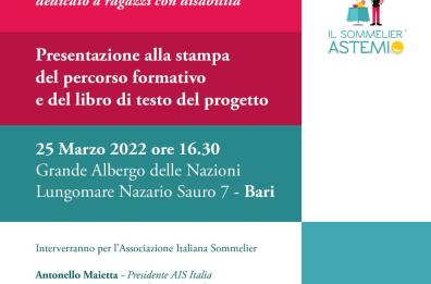 Ragazzi disabili «Sommelier astemi», al via lezioni Ais a Bari