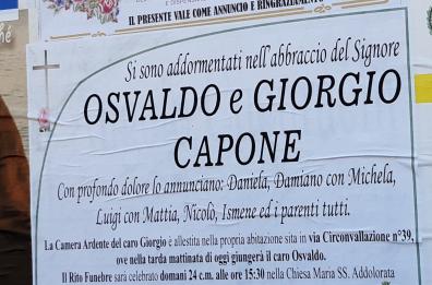 Lecce,  padre e figlio muoiono a poche ore di distanza l'uno dall'altro