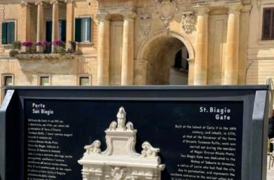 Porta San Biagio, installata la riproduzione tattile per non vedenti e dislessici