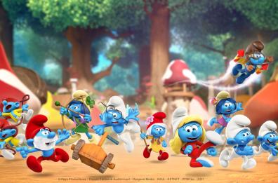 L’eterna «battaglia» dei Puffi contro il perfido Gargamella in una nuova versione 3D