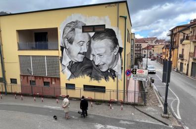 A Vietri di Potenza un murale per Falcone e Borsellino
