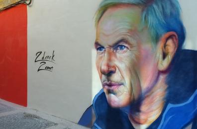 Foggia, il murale a Zeman in segno di gratitudine eterna