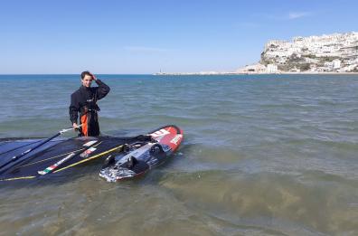 Windsurf, l'esordio a Peschici del 14enne Bonsanto 