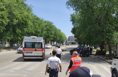 Incidente pericoloso a Foggia: a terra ma cosciente un centauro