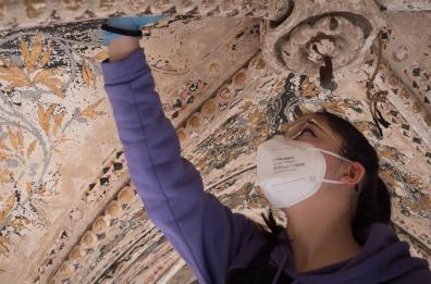 Bari, Palazzo Fizzarotti: terminati i restauri sul dipinto del loggiato