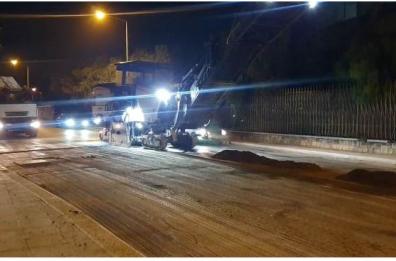 Bari, nuovo asfalto in via Buozzi. Decaro: «Stiamo rifacendo tutte le strade»