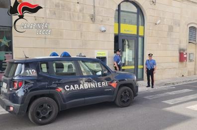 Colpo da 8mila euro all'ufficio postale di Calimera, fermato presunto rapinatore