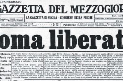 Il titolo a tutta pagina racconta la Liberazione