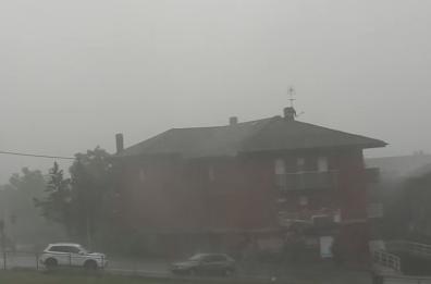 Temporale, bomba d'acqua in Valle d'Aosta causa allagamenti VIDEO