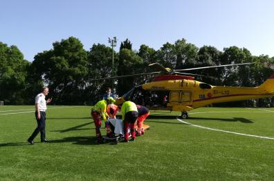 Alberona, in 8 minuti al pronto soccorso con l'eliambulanza: salvato uomo colpito da infarto