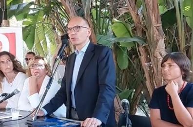 Enrico Letta a Barletta: «Stiamo testando alleanza larga»