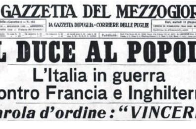 Quel tragico «Vincere» e  Bari ascolta in piazza il Duce