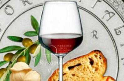Una moneta celebra le eccellenze orecchiette e primitivo