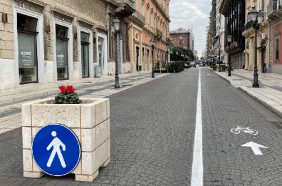 A Taranto movida senza auto: isola pedonale in corso Due Mari