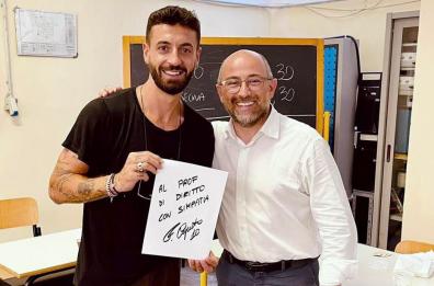 Bari, Ciccio Caputo è «maturo»: diplomato con 81