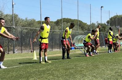 Ultimo allenamento e poi il Bari parte per il ritiro in Abruzzo
