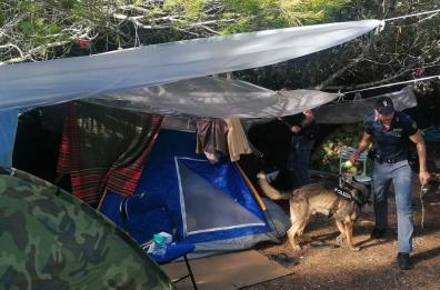 Blitz antidroga a Gallipoli, due arresti, denunce e una espulsione