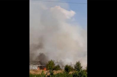 Firenze, incendio vicino aeroporto a Lastra a Signa