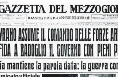 Cade Mussolini, governa Badoglio