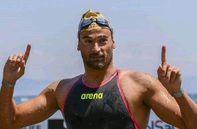 Mondiali nuoto: nella 5km il lucano Acerenza è di bronzo