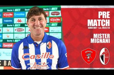 Mignani: «Il match di Perugia è un nuovo test-verità sul mio Bari»