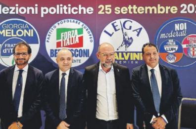 «Centrodestra unito, modello Puglia per riconquistare il governo del Paese»