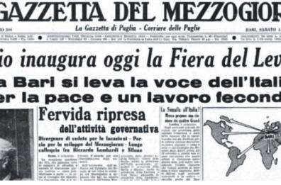 La Fiera &laquo;risorge&raquo;, Bari &egrave; in fermento