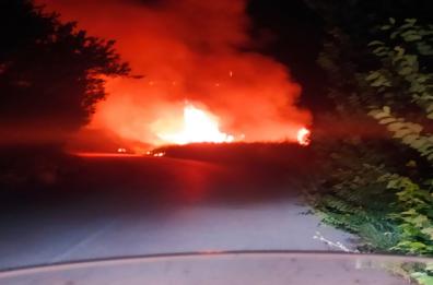 Ascoli Satriano: incendio brució 40 ettari di pineta e mise in pericolo il centro abitato, arrestato presunto responsabile