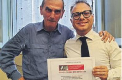 Cellamare, il sindaco soccorritore vince premio antimafia