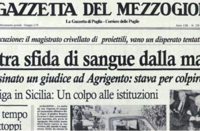 La mafia uccide il giudice Livatino