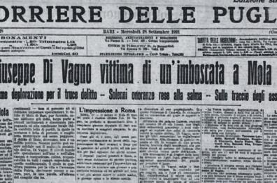 Dopo l’attentato a Mola muore l’on. Di Vagno