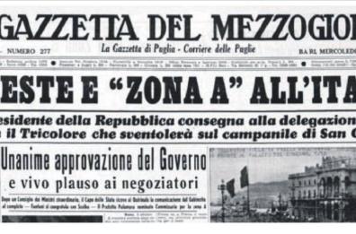 Trieste, quel tricolore sul campanile