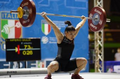 Sollevamento pesi, la pugliese Giulia Imperio è oro negli Europei U.23