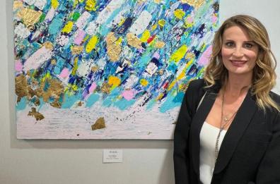 Perché «La vita è un dono»: l'arte della tarantina Tagliente al «Carrousel du Louvre»
